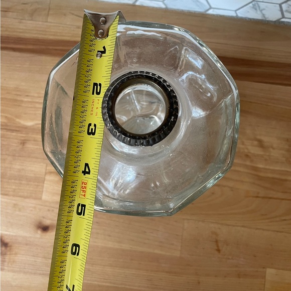 Vintage Glass Oil Lamp - Picture 5 of 7